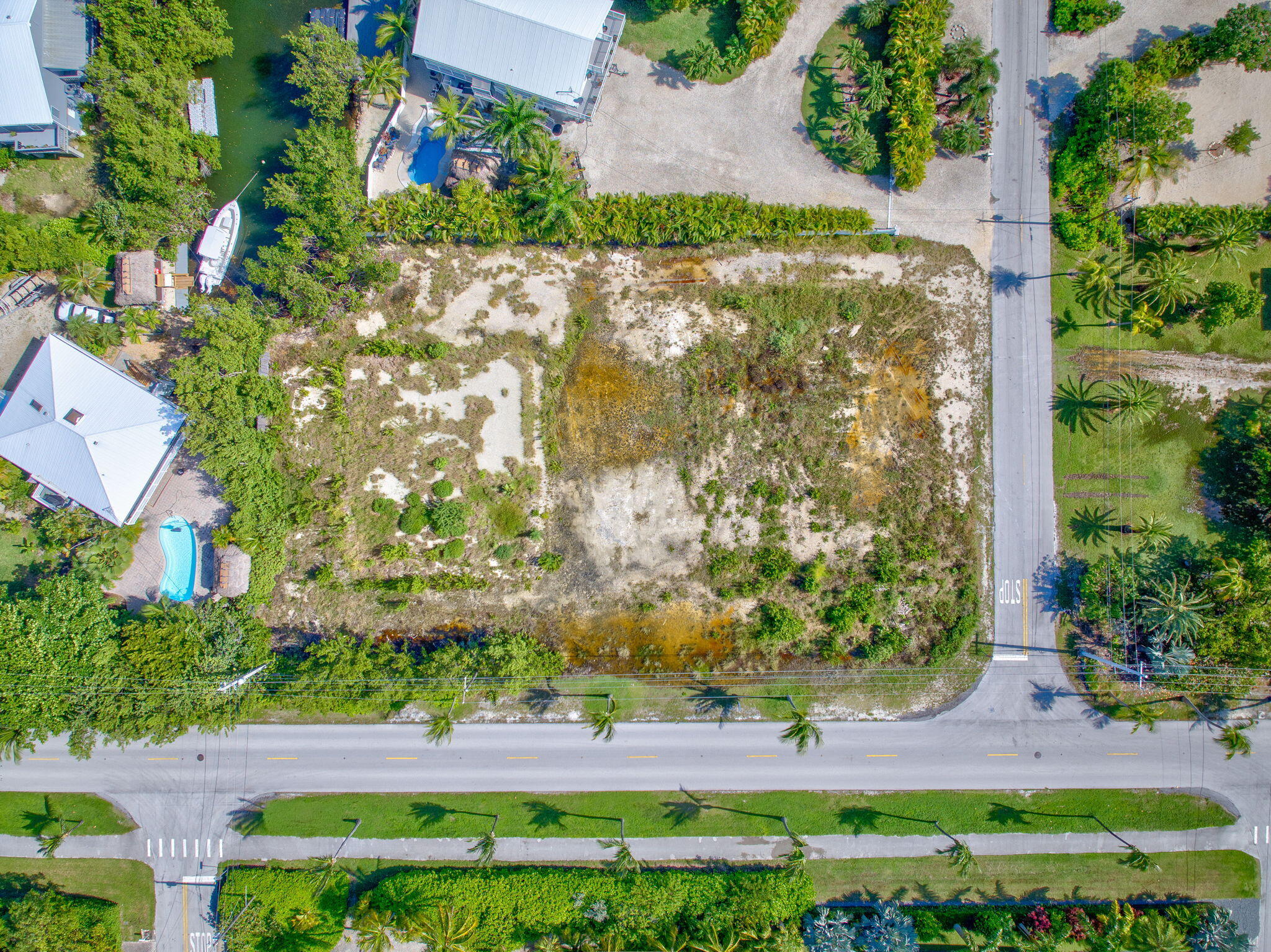 17215 Keystone Road Sugarloaf, FL 33042 - Photo 6 of 17 an aerial view of a yard