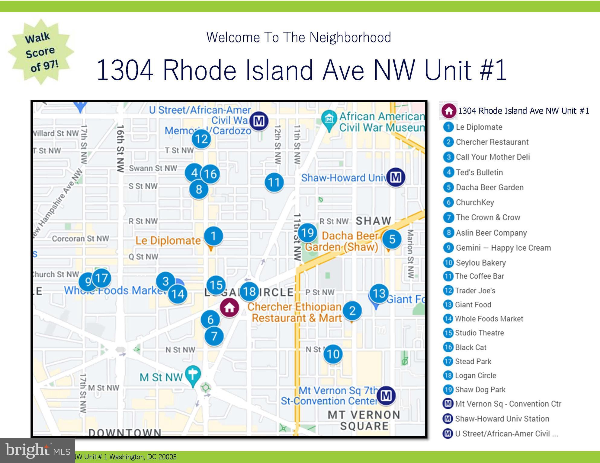 1304 Rhode Island Avenue Northwest, Unit 1 Washington, DC 20005 - Photo 2 of 24