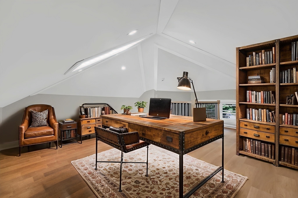 92 Grove Street West Springfield, MA 01089 - Photo 38 of 41 a workspace with furniture and book shelf