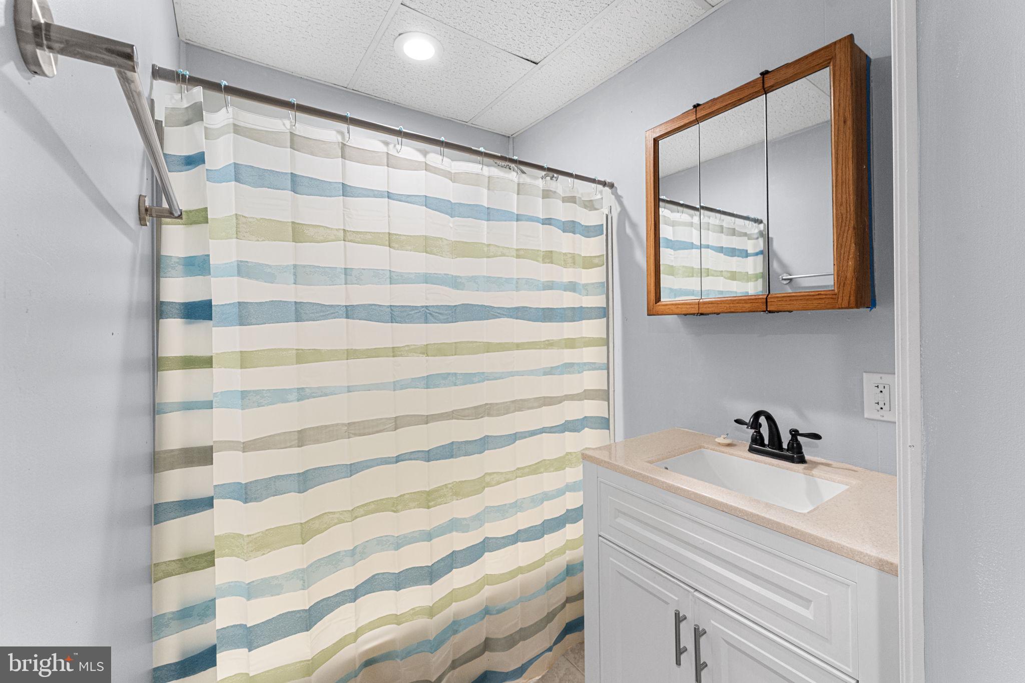 1678 Weems Road Weems, VA 22576 - Photo 20 of 30 a bathroom with a sink and a mirror