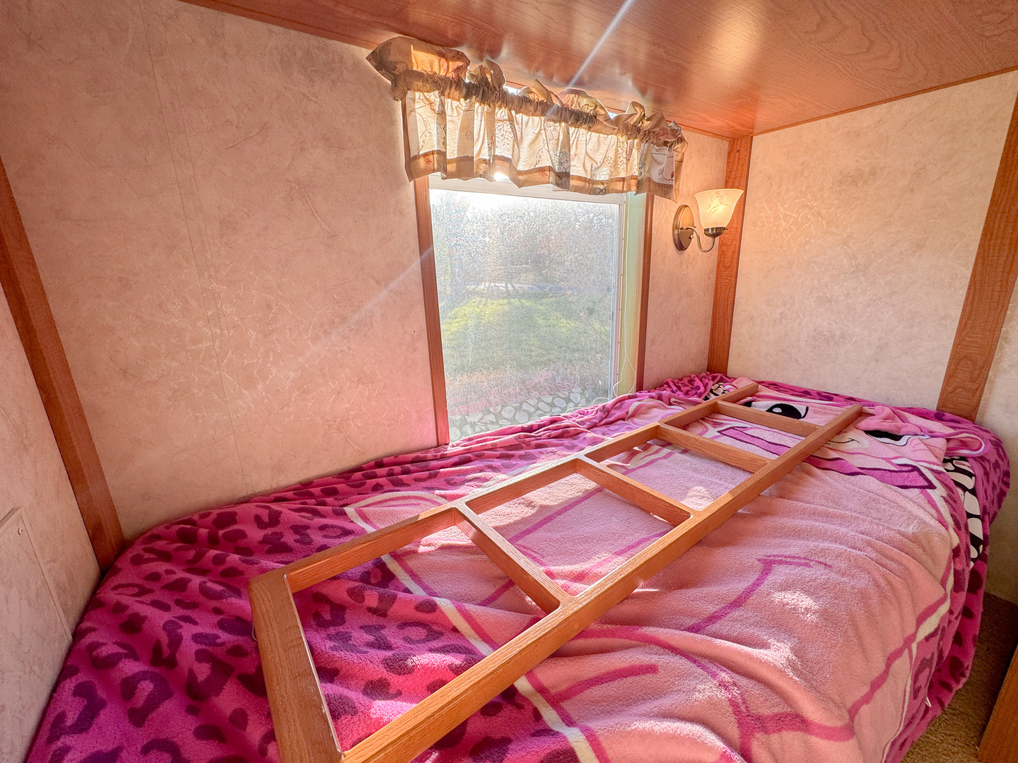 29-7 Woodhaven Sublette, IL 61367 - Photo 19 of 22 a bedroom with a bed and a mirror