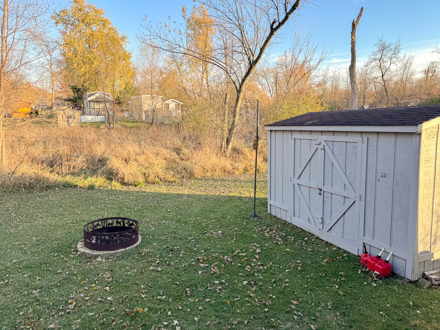 29-7 Woodhaven Sublette, IL 61367 - Photo 7 of 22 a view of backyard with garden and entertaining space