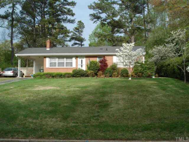 336 Meredith Street Raleigh, NC 27606 - Photo 1 of 12 Excellent location close to Cary, 0.55 acre, brick, hardiplank siding, new totaly remodeling house, 1 attached car porch, 2 detached car porch in fenced back yard, a country living in west Raleigh, convenient to I-440, I-40, and everywhere Exterior Front