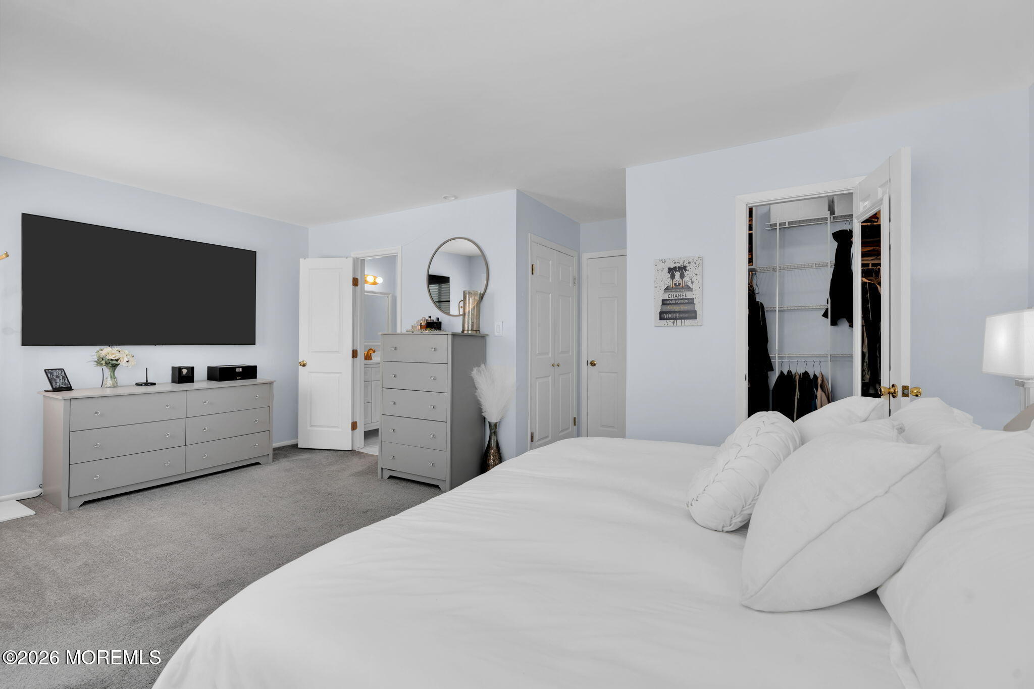 375 Middlewood Road Middletown, NJ 07748 - Photo 34 of 36 a bedroom with a bed and a flat screen tv