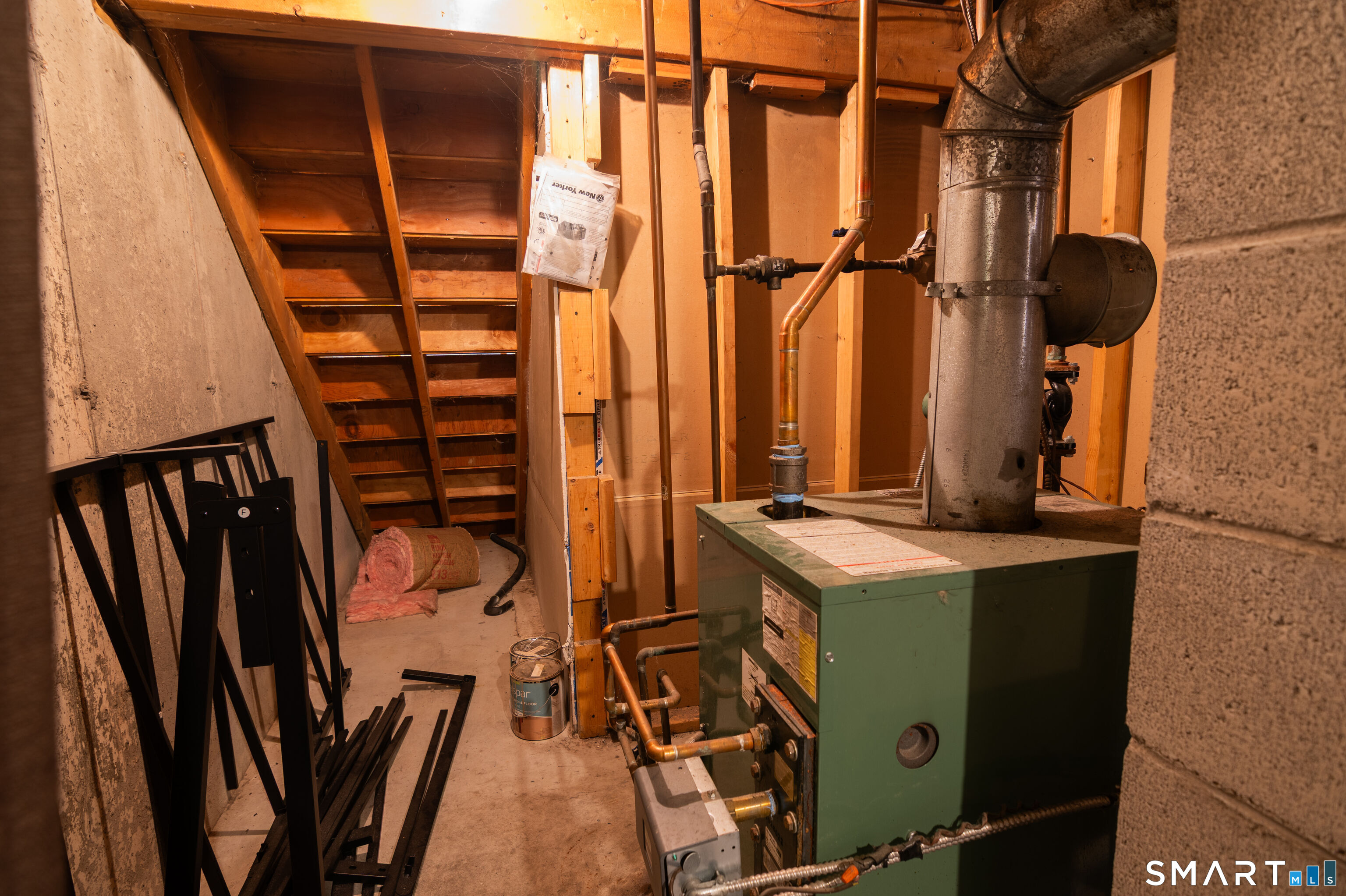 8 Juniper Lane Plainfield, CT 06354 - Photo 36 of 37 walk in closet with wooden floor washer and dryer