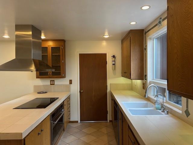 3757 Vienna Drive Aptos, CA 95003 - Photo 4 of 15 a bathroom with a double vanity sink a mirror and a shower