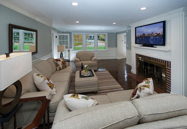60 Boulder Rd Extension Wellesley, MA 02481 - Photo 8 of 21 a living room with furniture and a fireplace