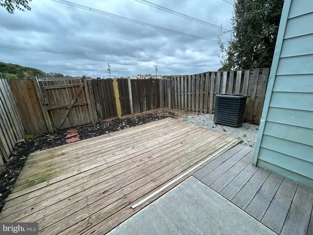 a backyard of a house