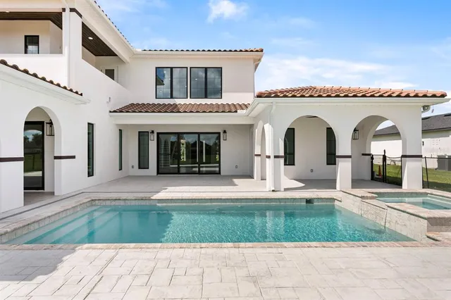 a view of white building