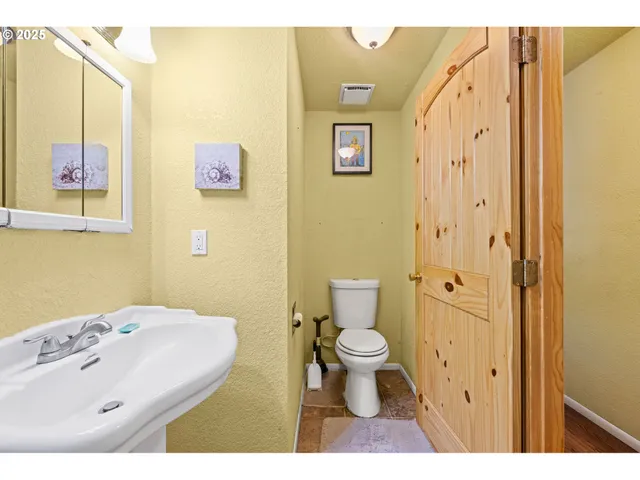 a view of a couch and table in a room