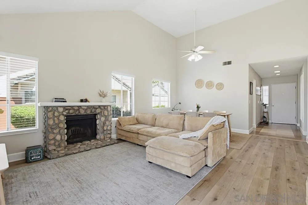 431 Nantucket Escondido, CA 92027 - Photo 11 of 30 a living room with furniture and a fireplace