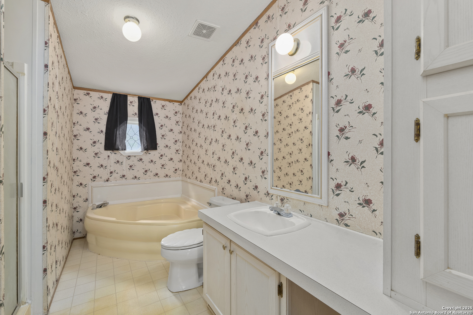 100 Haeckerville Road Cibolo, TX 78108 - Photo 28 of 31 a bathroom with a sink toilet and shower