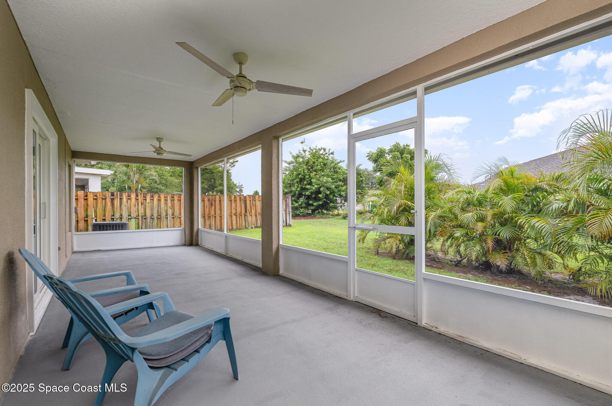 2111 Spring Creek Circle Palm Bay, FL 32905 - Photo 23 of 32 Large Back Screened Patio