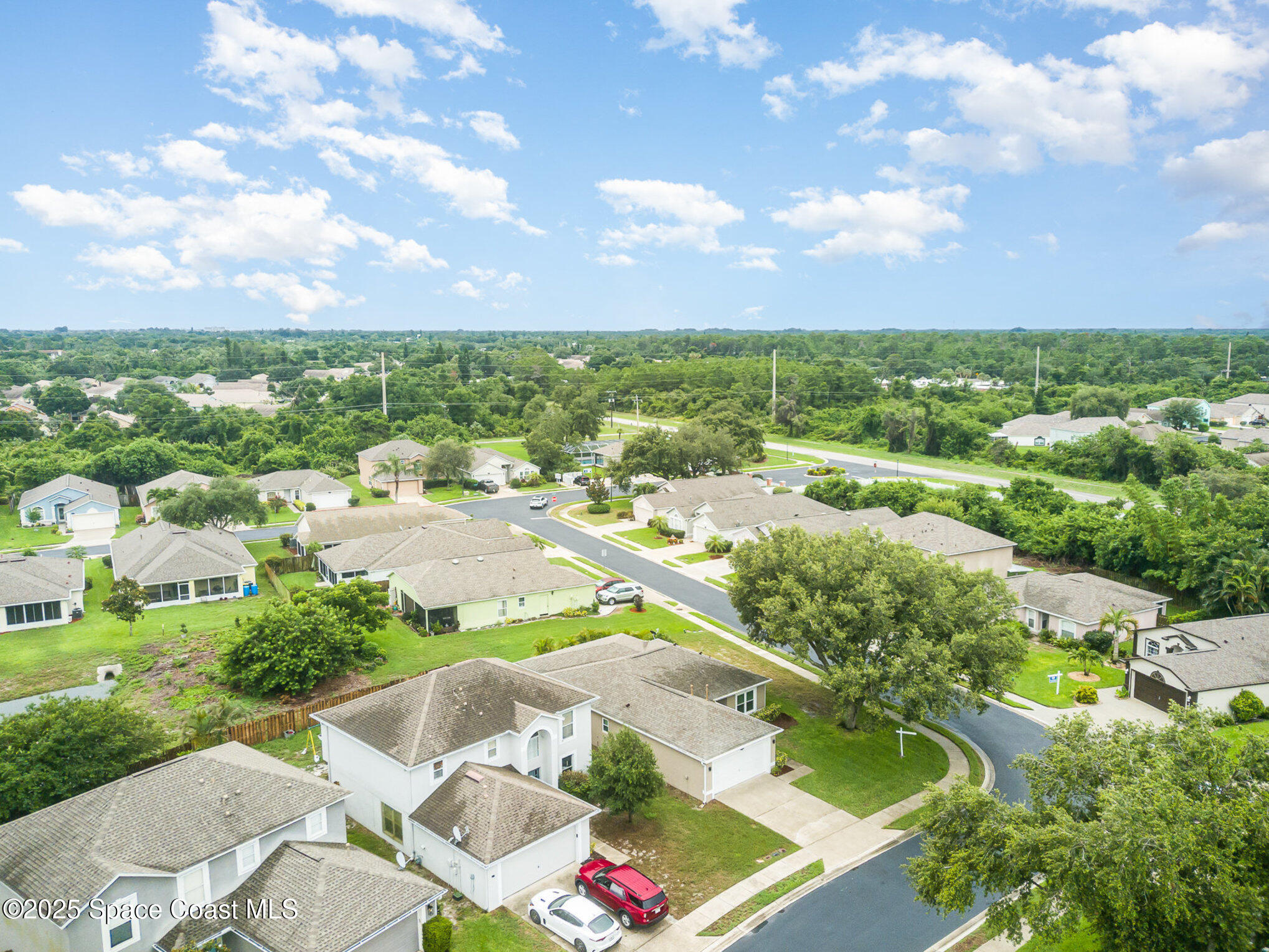 2111 Spring Creek Circle Palm Bay, FL 32905 - Photo 28 of 32 Side of Home. Corner Lot