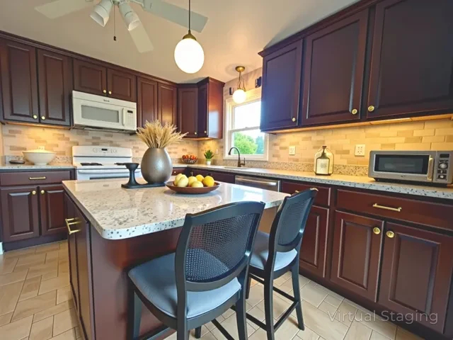 211 Koch Drive Genoa, IL 60135 - Photo 10 of 29 a kitchen with stainless steel appliances granite countertop wooden cabinets a stove top oven a sink and dishwasher