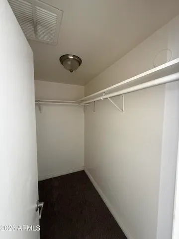 a close up view of racks on the wall