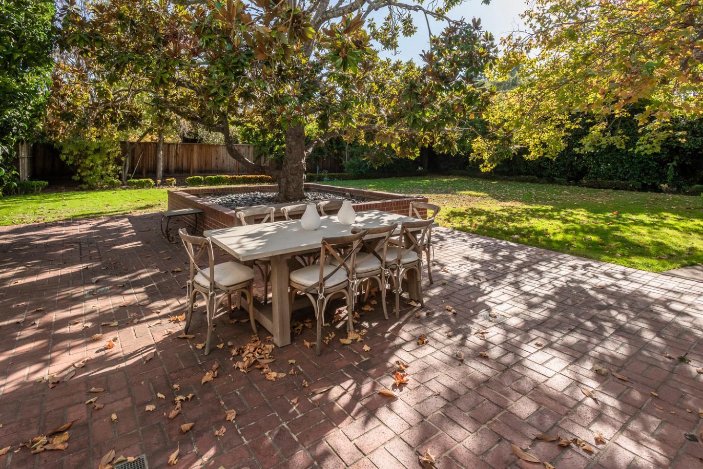 405 Chapin Lane Burlingame, CA 94010 - Photo 12 of 18 a view of a yard with plants and trees
