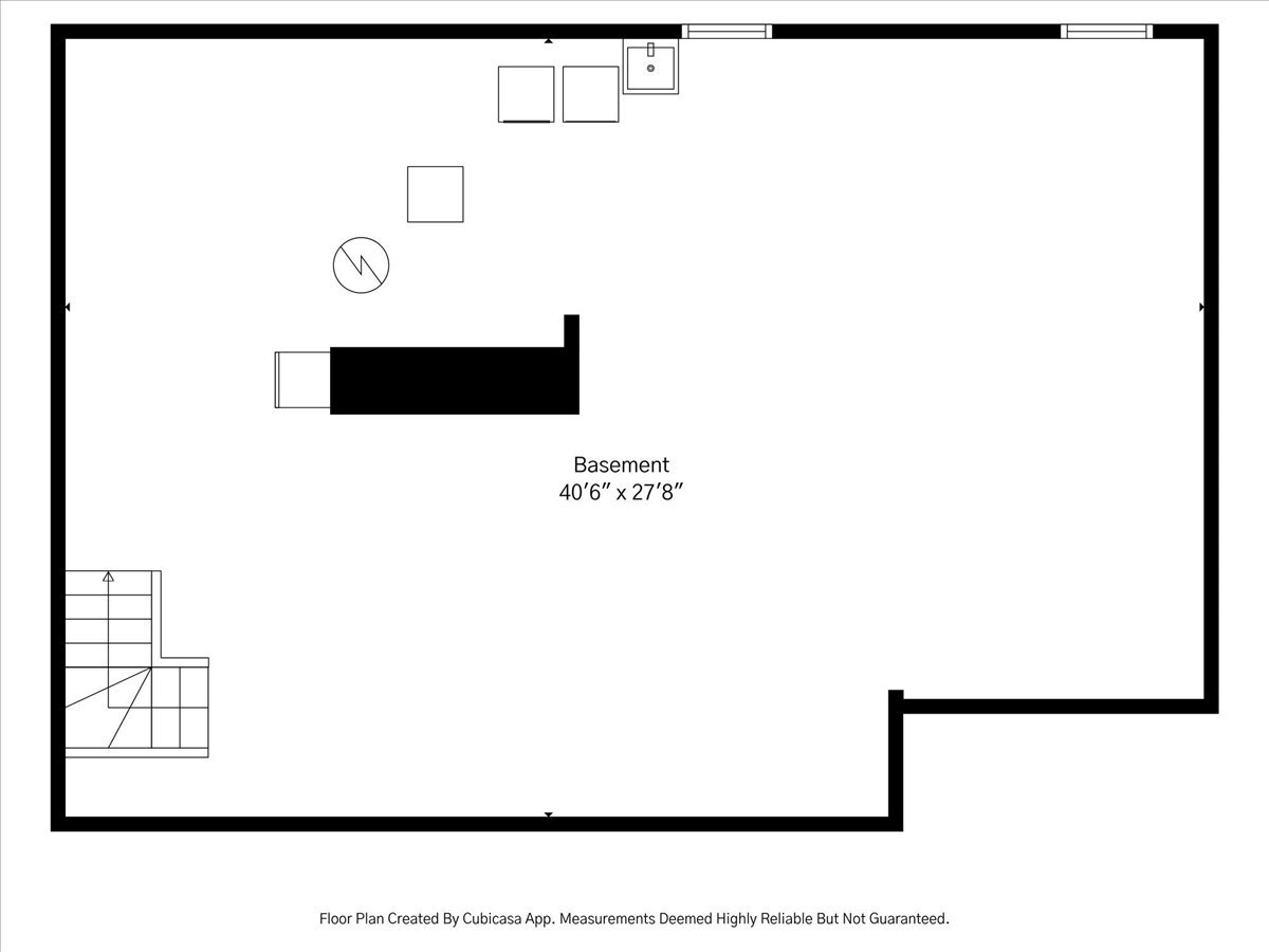 253 Summerfield Road Northbrook, IL 60062 - Photo 43 of 46 a black and white photo of a floor plan