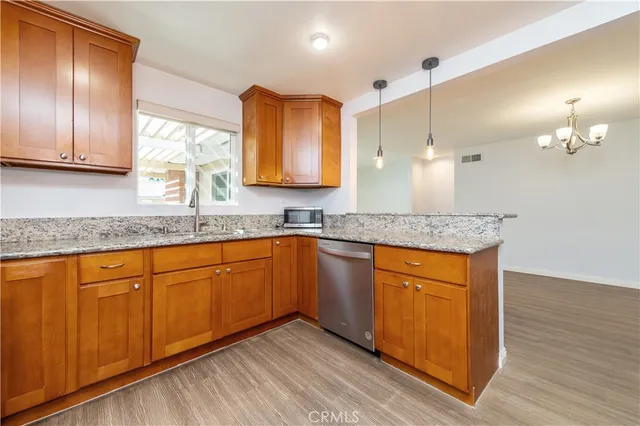 a view of empty room