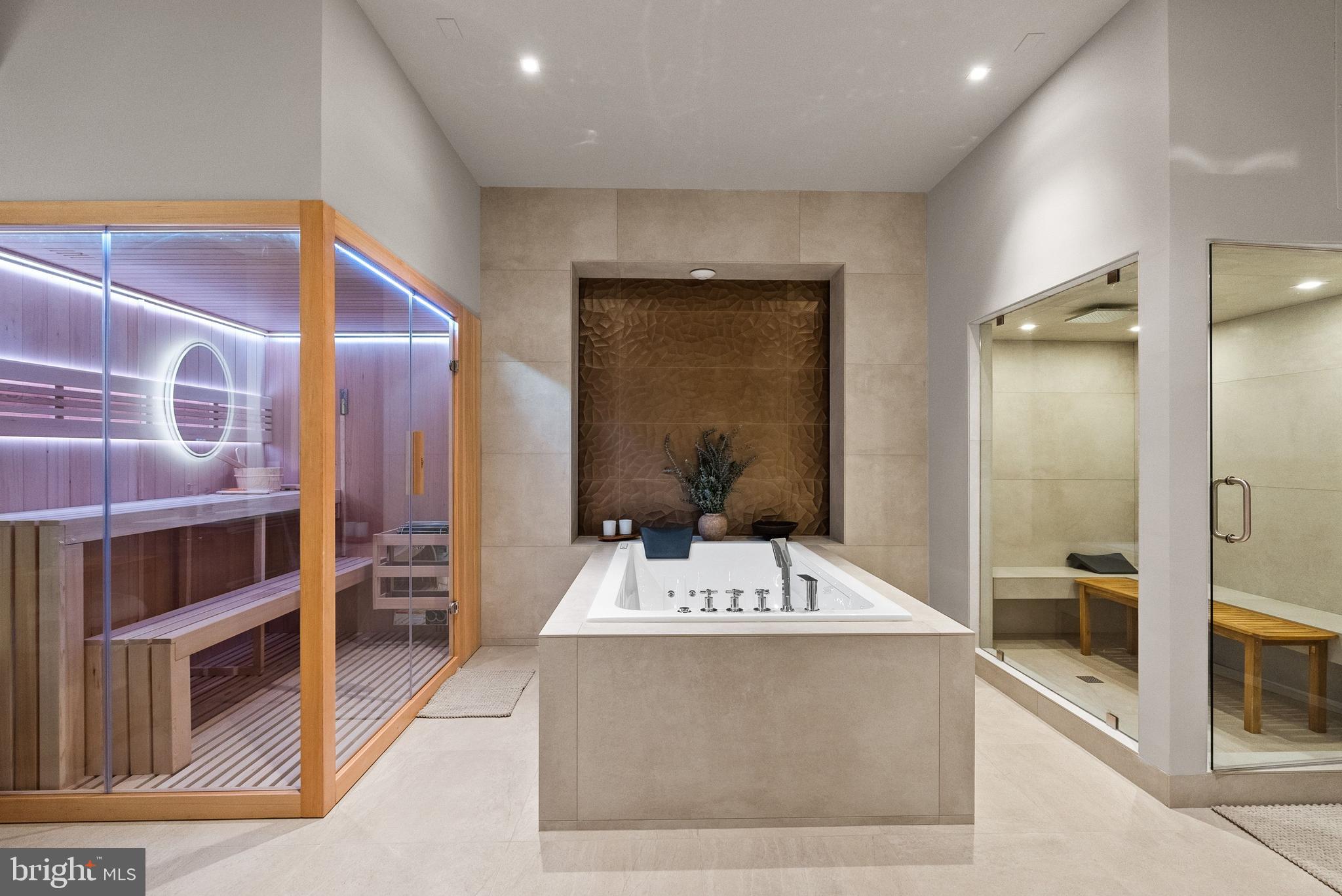 8970 Brook Road McLean, VA 22102 - Photo 37 of 41 Spa: Wet and Dry Saunas + Full Bath