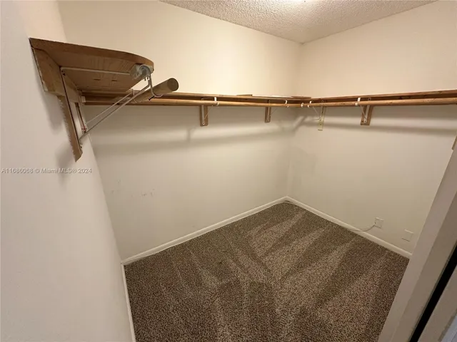 a close view of closet