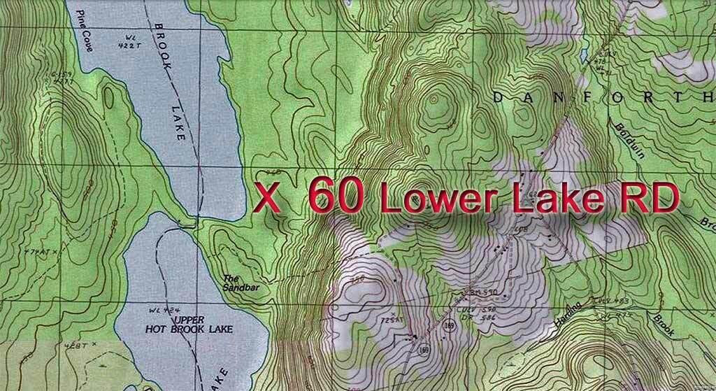 60-68 Lower Lake Road Danforth, ME 04424 - Photo 16 of 72 topo-map-60-lower-lake-rd