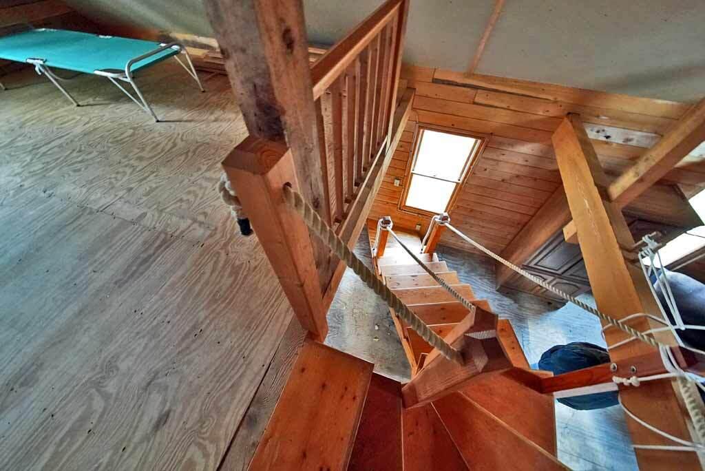 60-68 Lower Lake Road Danforth, ME 04424 - Photo 36 of 72 hand-made-stair-case