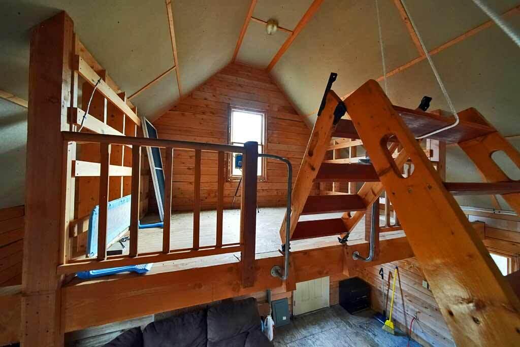 60-68 Lower Lake Road Danforth, ME 04424 - Photo 42 of 72 log-cabin-maine-lake-loft