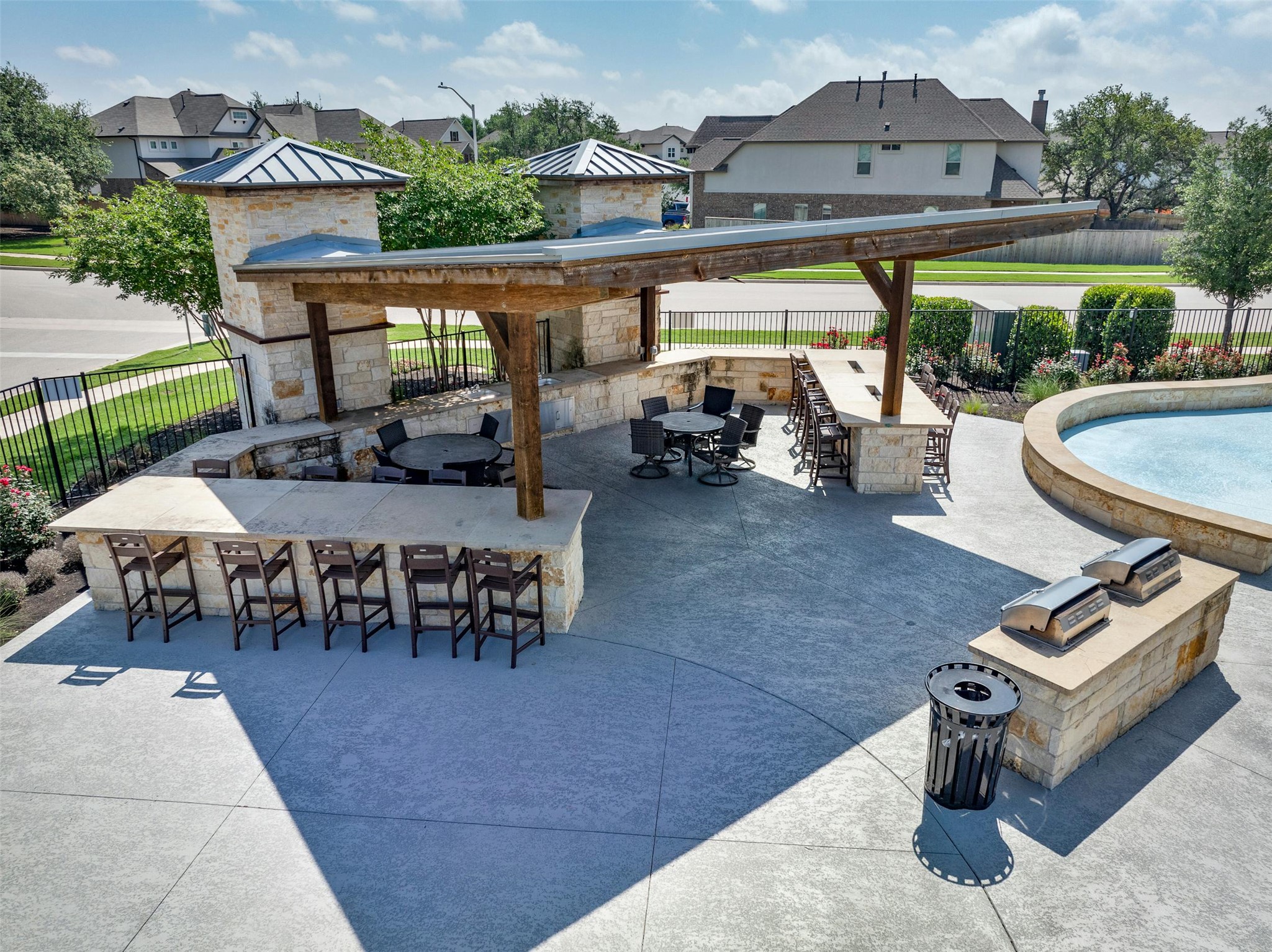 437 Rusk Bluff Avenue Leander, TX 78641 - Photo 18 of 22 Pavilion + Grill for residents at main swimming amenity.