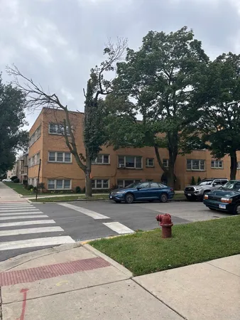 a view of a street with houses