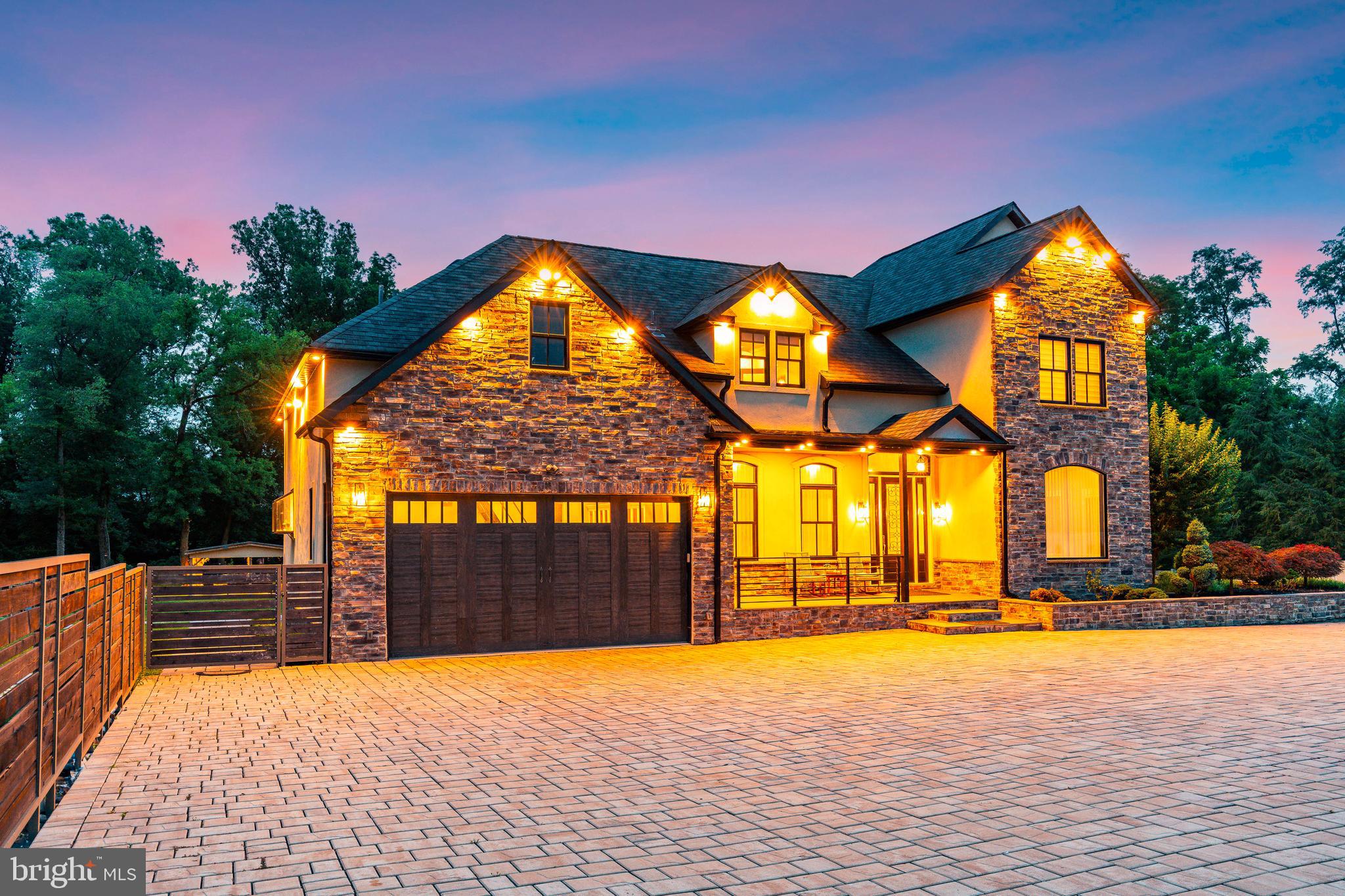 a view of a house with a swimming pool