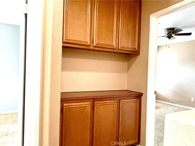 a close view of a utility room