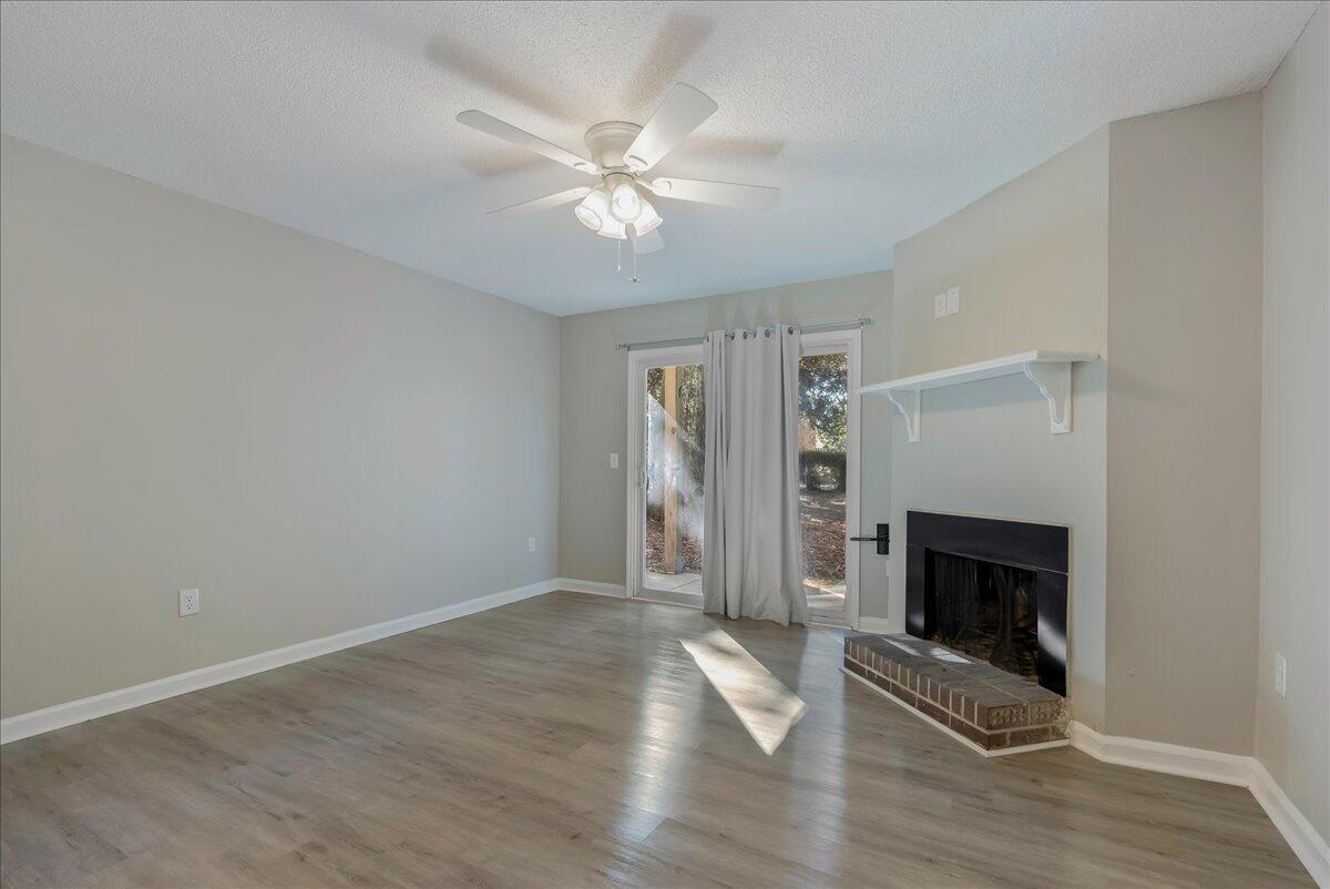 1402 Camp Road, Unit 3A Charleston, SC 29412 - Photo 7 of 28 French Doors with Fireplace