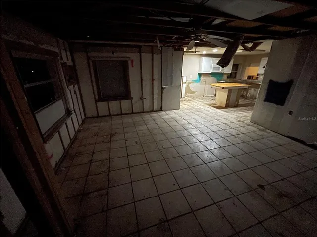 a view of storage and utility room