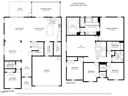 $535,000 | 451 John Stark Drive, Fuquay-Varina, NC 27526