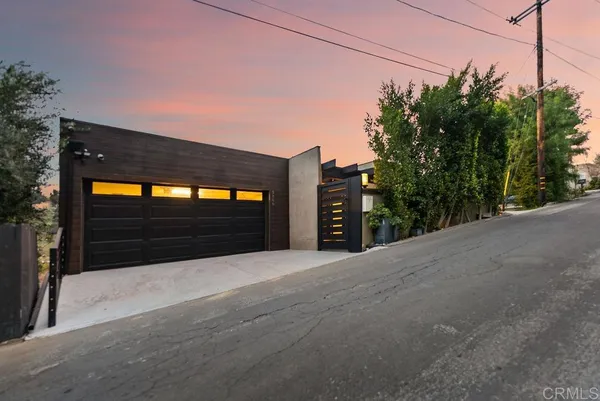 a view of a outdoor space with a street view