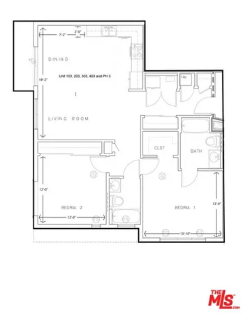 $4,975 | 2465 Purdue Avenue, Unit PH 3, Los Angeles, CA 90064
