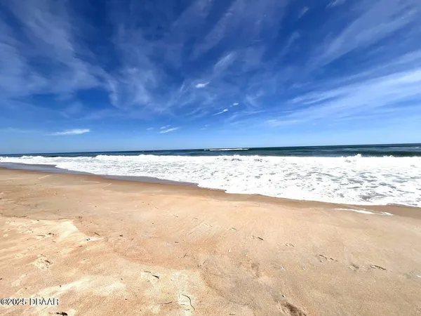 a view of an ocean beach