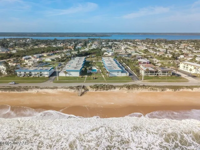a view of an ocean and beach