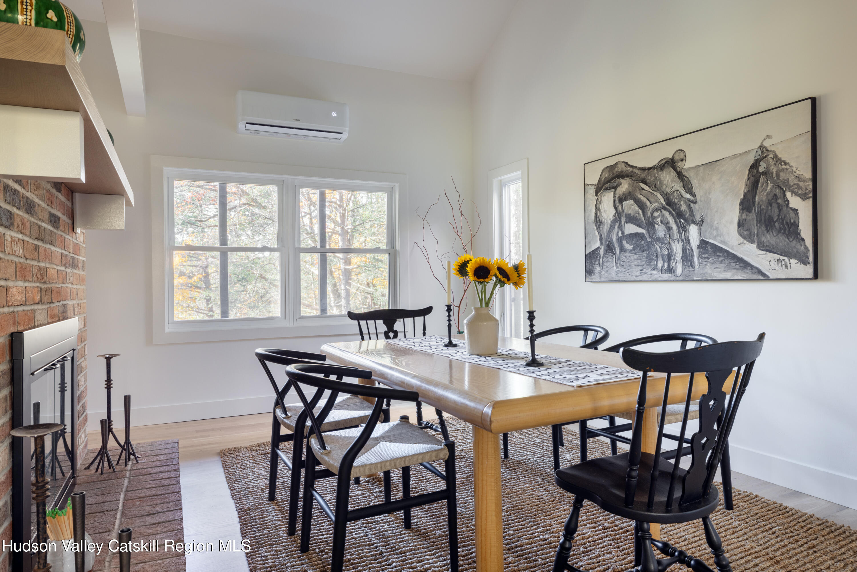 8 Watch Hill Road New Paltz, NY 12561 - Photo 10 of 30 a view of a dining room and livingroom with furniture window and wooden floor