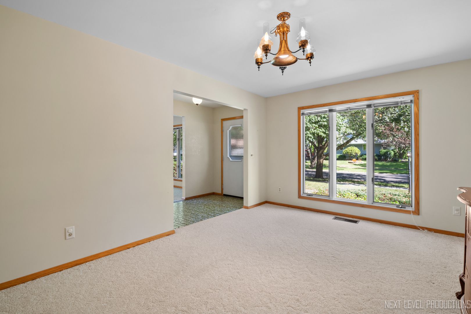 38 Sherwick Road Oswego, IL 60543 - Photo 8 of 25 an empty room with windows and yard