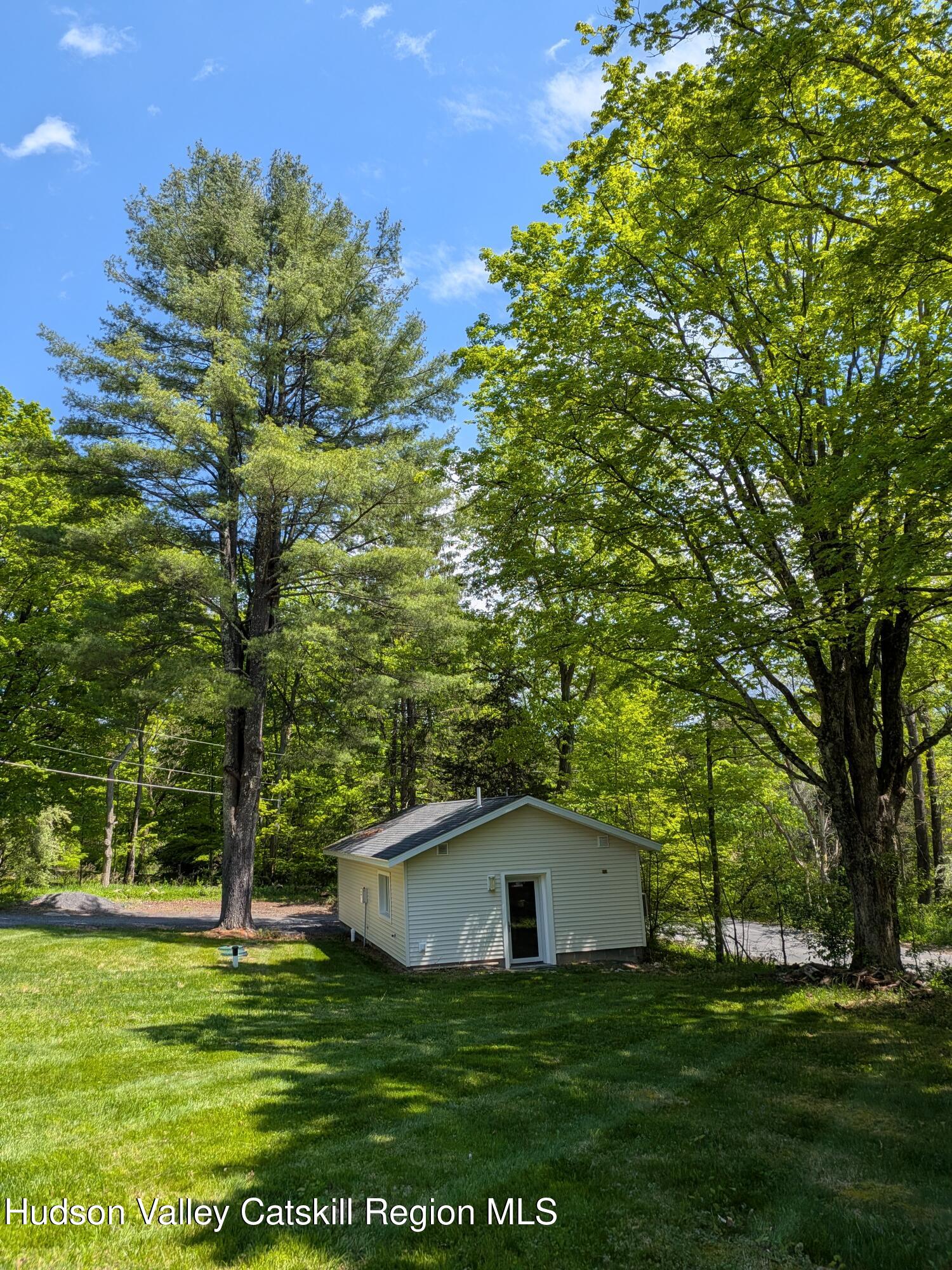 513 South Mountain Road Gardiner, NY 12525 - Photo 53 of 63 a white house with a big yard