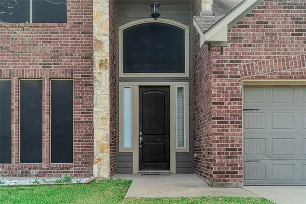 a view of front door of house