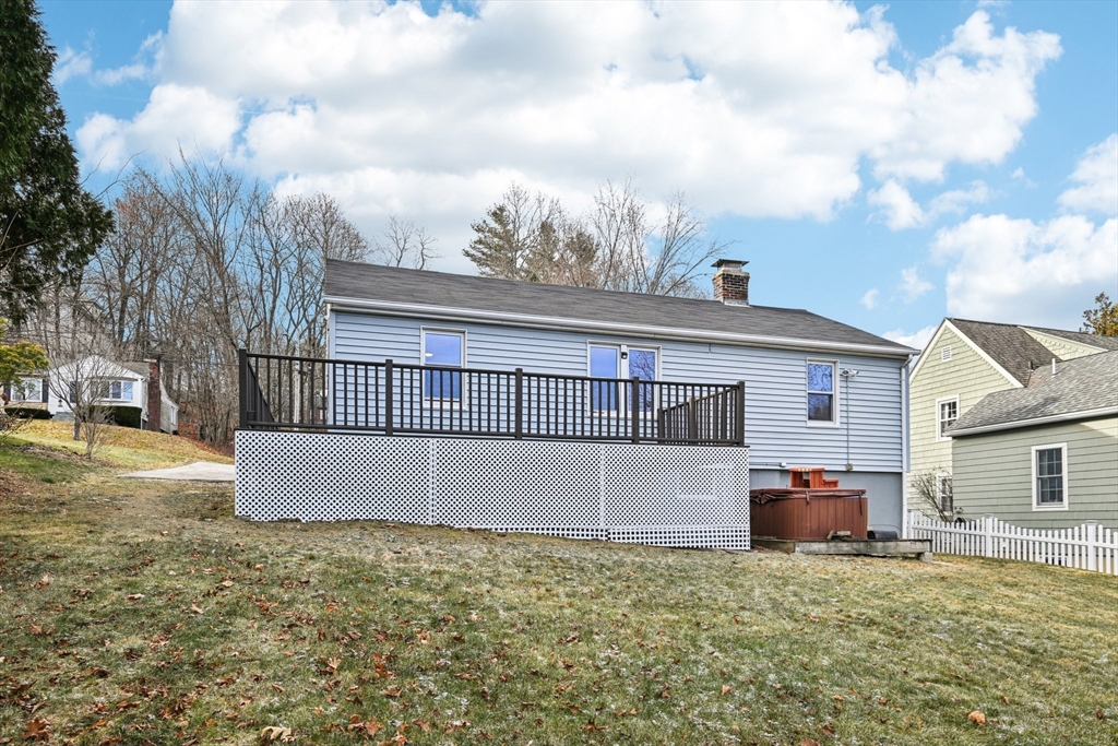 49 Dellwood Road Worcester, MA 01602 - Photo 6 of 27 a view of a house with backyard and trees