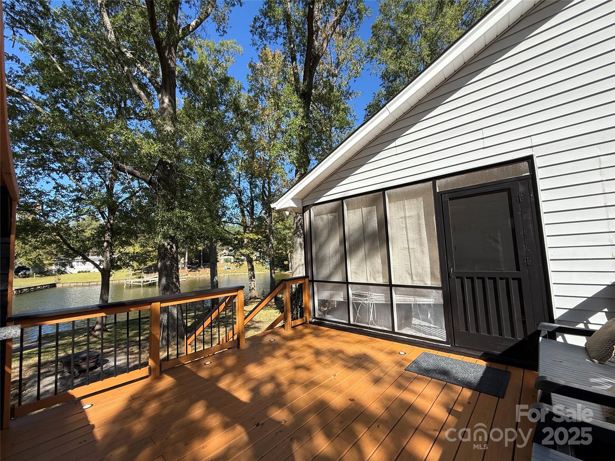 2178 Duck Cove Road Camden, SC 29020 - Photo 37 of 38 a view of outdoor space with wooden floor and iron fence