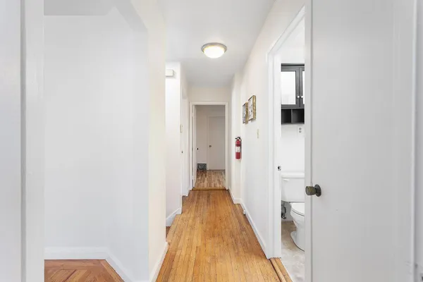 wooden floor in a gallery