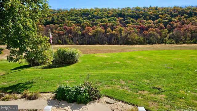 a view of an empty room with a fireplace