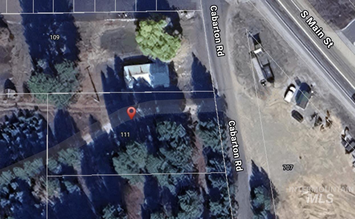 111 Cabarton Road Cascade, ID 83611 - Photo 5 of 15 Aerial map of property and surrounding area featuring property parcel outlined