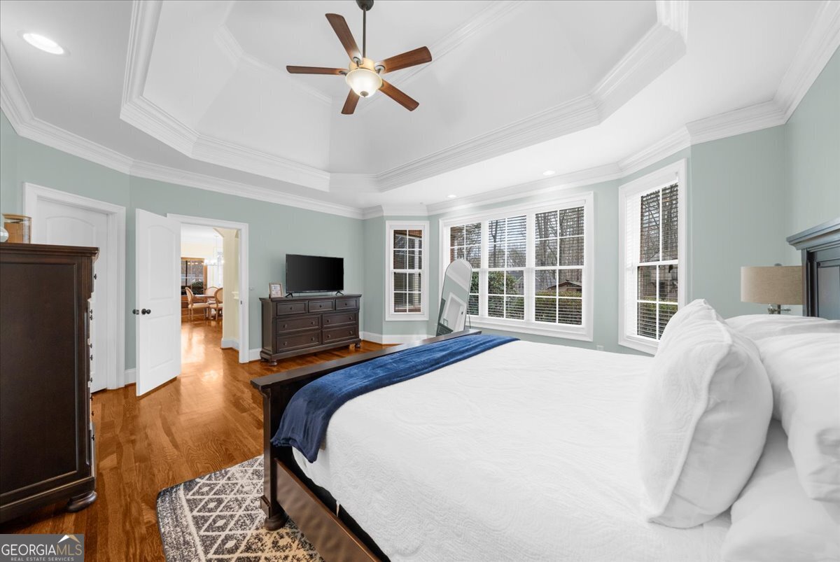 39 Fieldstone Drive Northeast Rome, GA 30161 - Photo 30 of 56 a bed room with a bed window and a flat screen tv