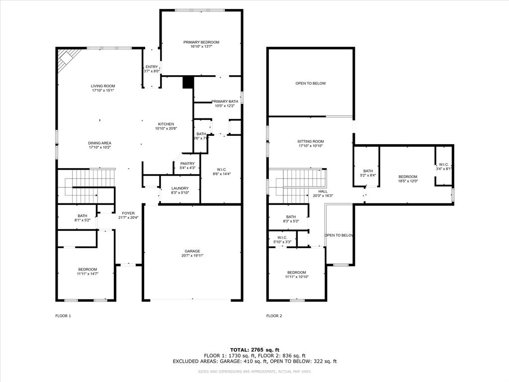 1332 Thompson Road Argyle, TX 76226 - Photo 36 of 36 View of floor plan / room layout